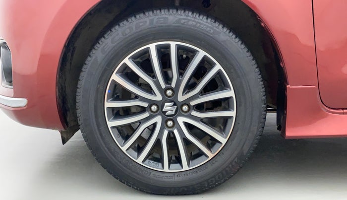2017 Maruti Dzire ZXI PLUS AMT, Petrol, Automatic, 51,529 km, Left Front Wheel