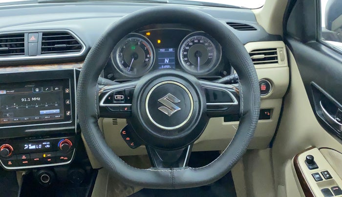 2017 Maruti Dzire ZXI PLUS AMT, Petrol, Automatic, 51,529 km, Steering Wheel Close Up