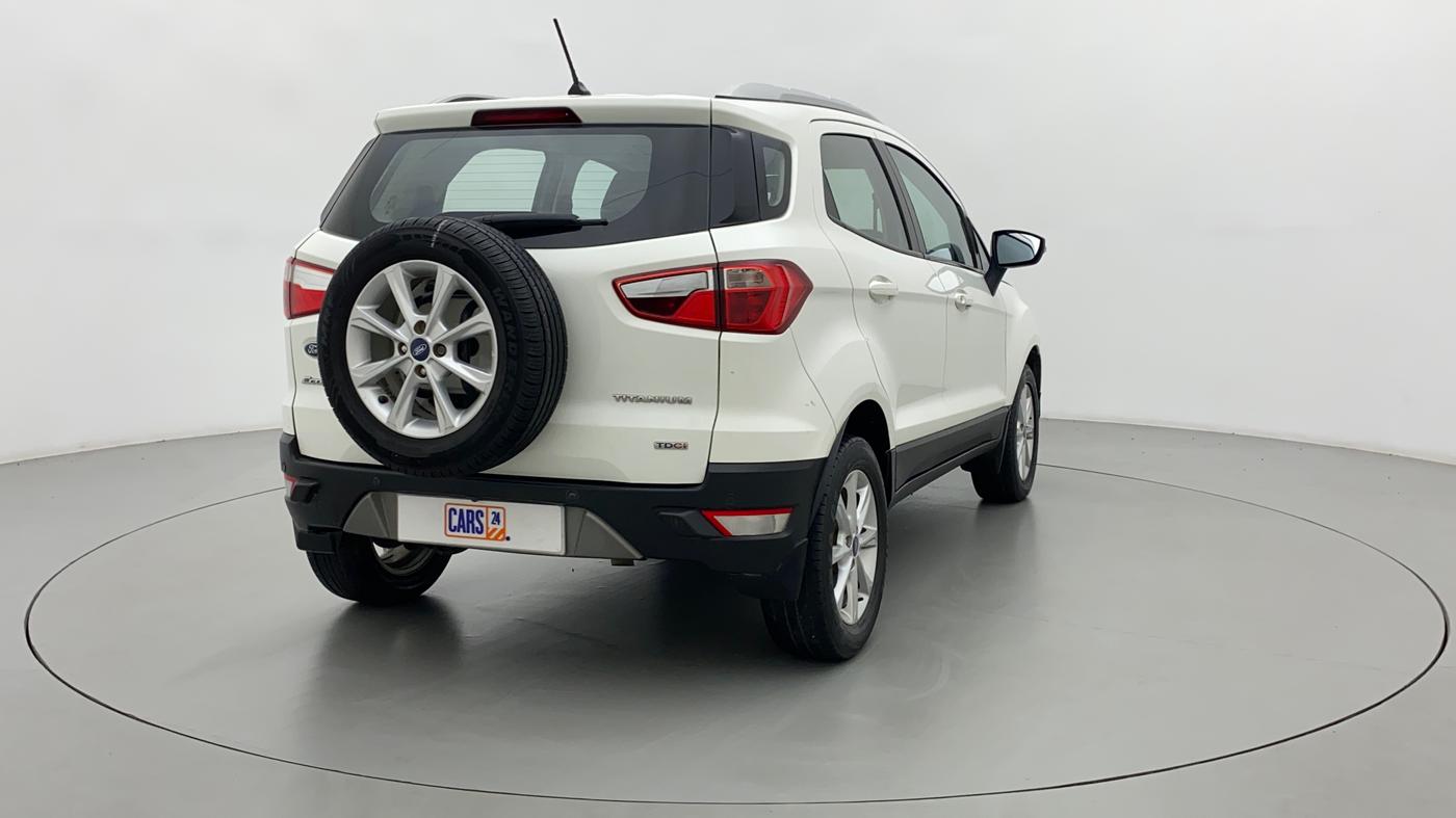 2019 Ford Ecosport TITANIUM 1.5L DIESEL, Diesel, Manual, 1,08,772 km, Right Back Diagonal