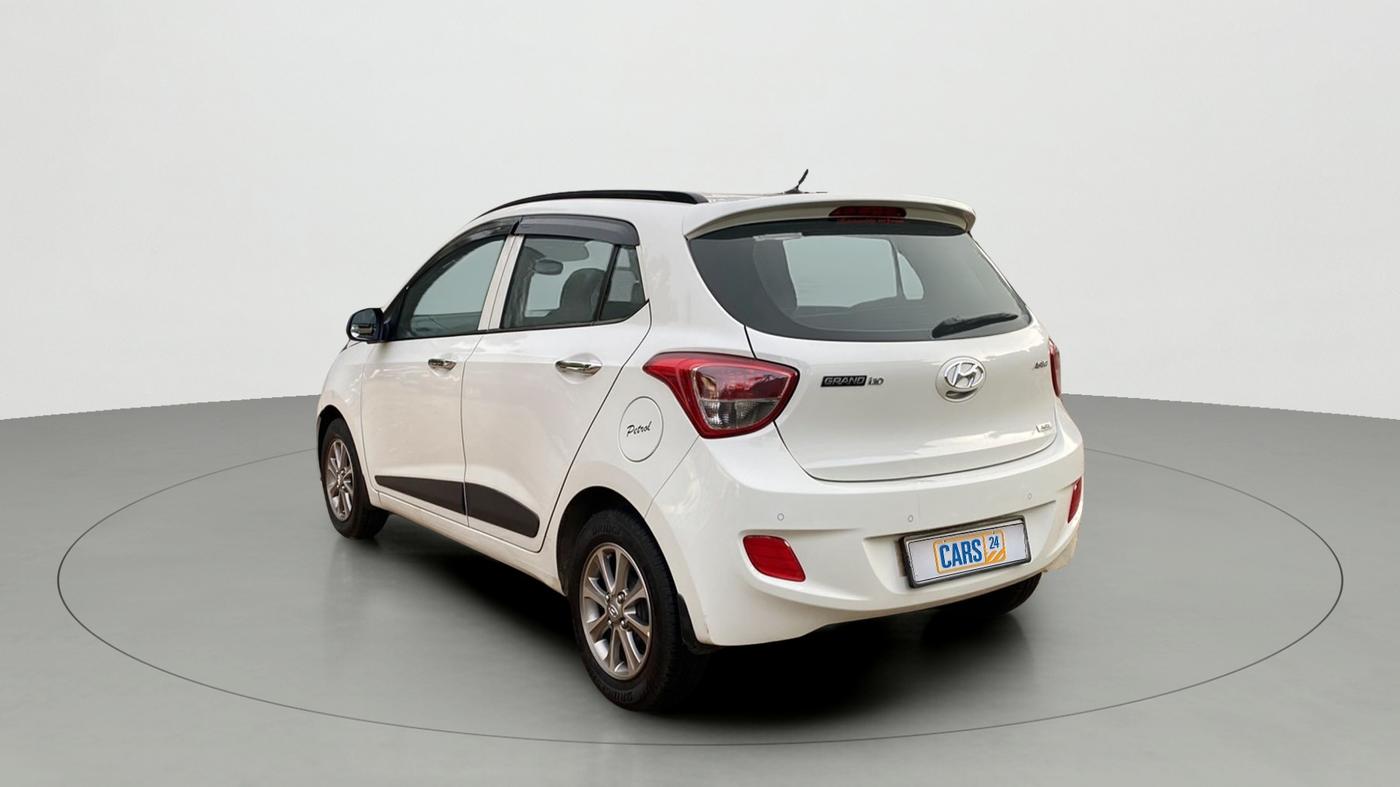 2016 Hyundai Grand i10 ASTA (O) AT 1.2 KAPPA VTVT, Petrol, Automatic, 68,678 km, Left Back Diagonal