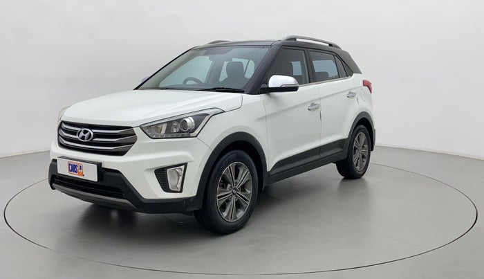 2017 Hyundai Creta SX PLUS 1.6 PETROL DUAL TONE, Petrol, Manual, 75,674 km, Left Front Diagonal