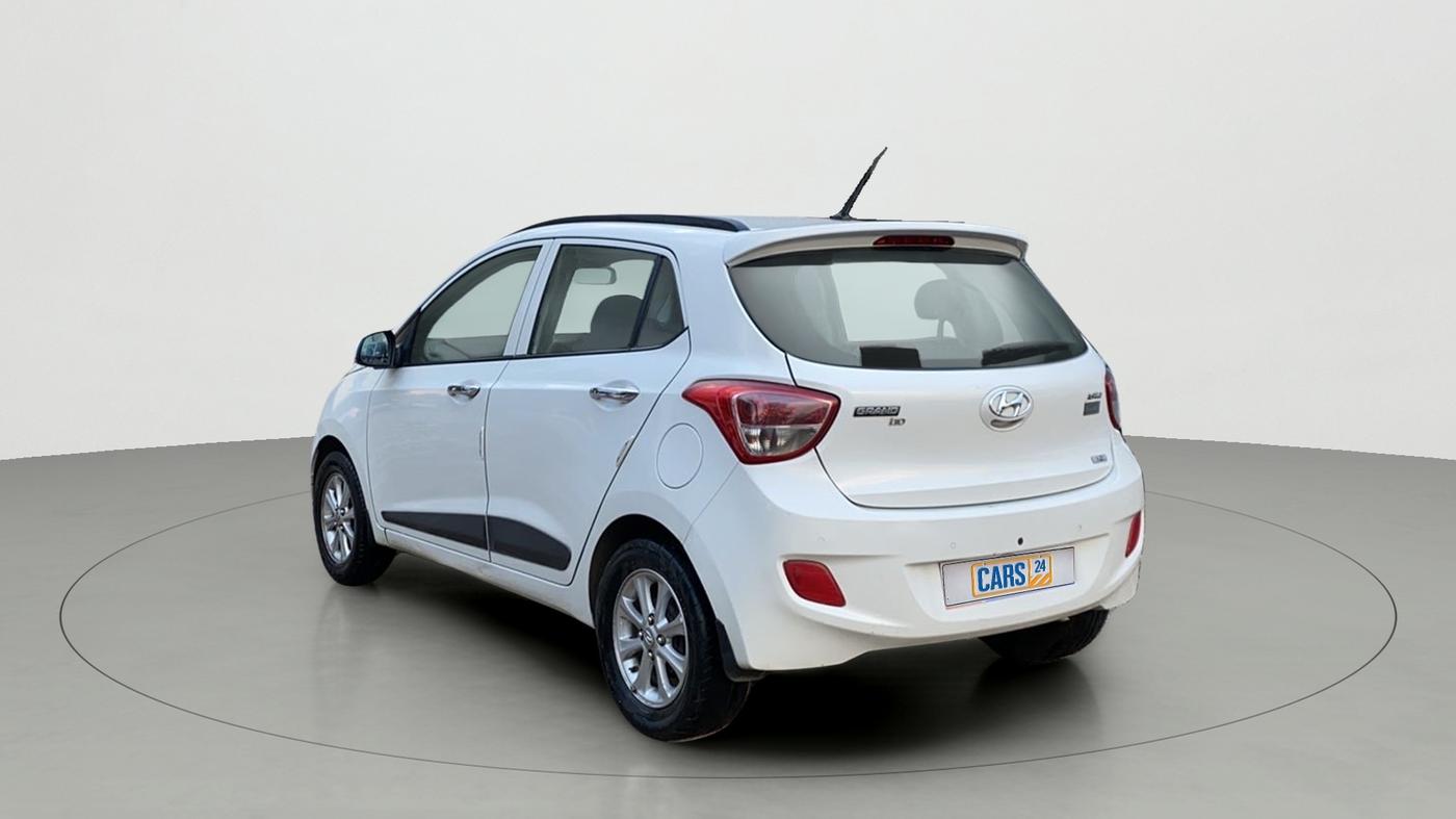 2015 Hyundai Grand i10 ASTA 1.2 KAPPA VTVT, Petrol, Manual, 50,124 km, Left Back Diagonal