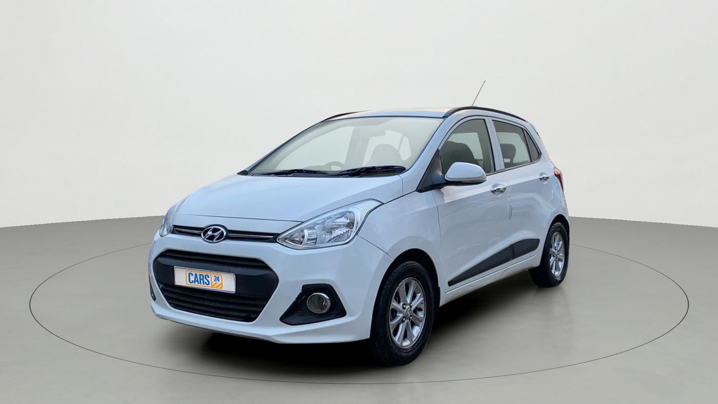 2015 Hyundai Grand i10 ASTA 1.2 KAPPA VTVT, Petrol, Manual, 50,124 km, Left Front Diagonal