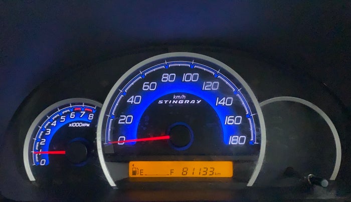 2014 Maruti Wagon R Stingray VXI, Petrol, Manual, 81,132 km, Odometer Image