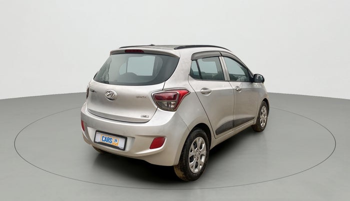 2015 Hyundai Grand i10 SPORTZ 1.2 KAPPA VTVT, Petrol, Manual, 40,071 km, Right Back Diagonal