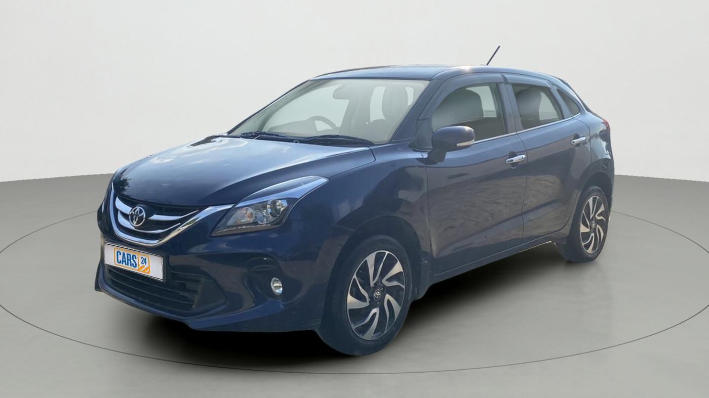 2021 Toyota Glanza V, Petrol, Manual, 36,504 km, Left Front Diagonal