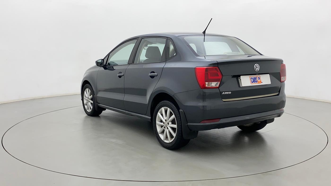 2017 Volkswagen Ameo HIGHLINE1.2L PLUS 16 ALLOY, Petrol, Manual, 1,14,844 km, Left Back Diagonal