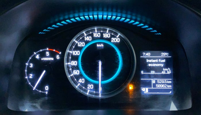 2018 Maruti IGNIS ALPHA 1.3, Diesel, Manual, 58,962 km, Odometer Image