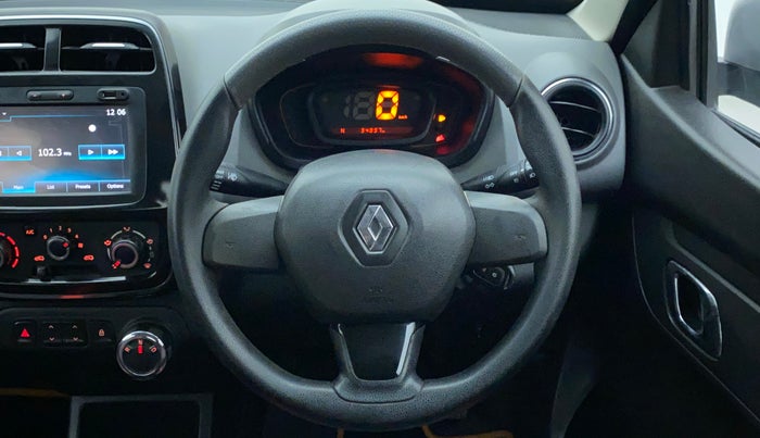 2018 Renault Kwid RXT 1.0 AMT (O), Petrol, Automatic, 34,897 km, Steering Wheel Close Up