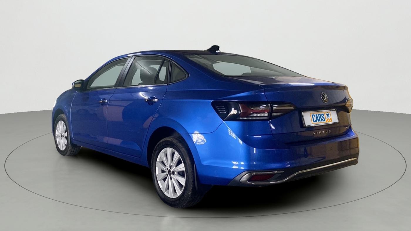 2022 Volkswagen VIRTUS HIGHLINE TSI 1.0 MT, Petrol, Manual, 2,268 km, Left Back Diagonal