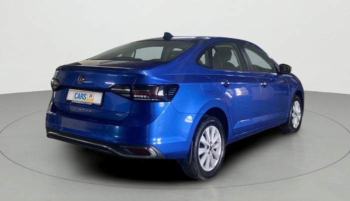 2022 Volkswagen VIRTUS HIGHLINE TSI 1.0 MT, Petrol, Manual, 2,268 km, Right Back Diagonal