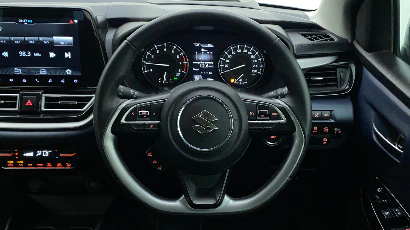 2022 Maruti Baleno ALPHA 1.2 AGS, Petrol, Automatic, 6,942 km, Steering Wheel Close Up