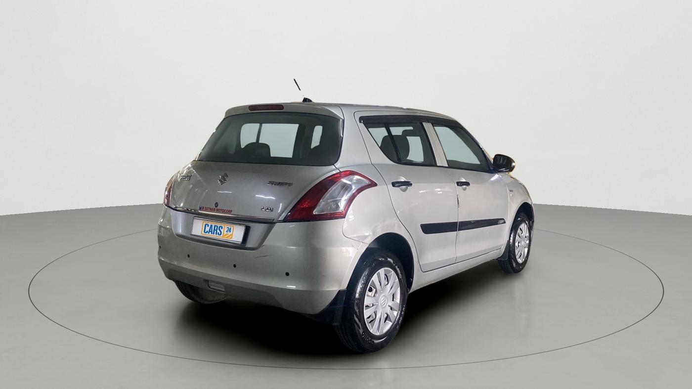 2015 Maruti Swift LDI, Diesel, Manual, 80,303 km, Right Back Diagonal