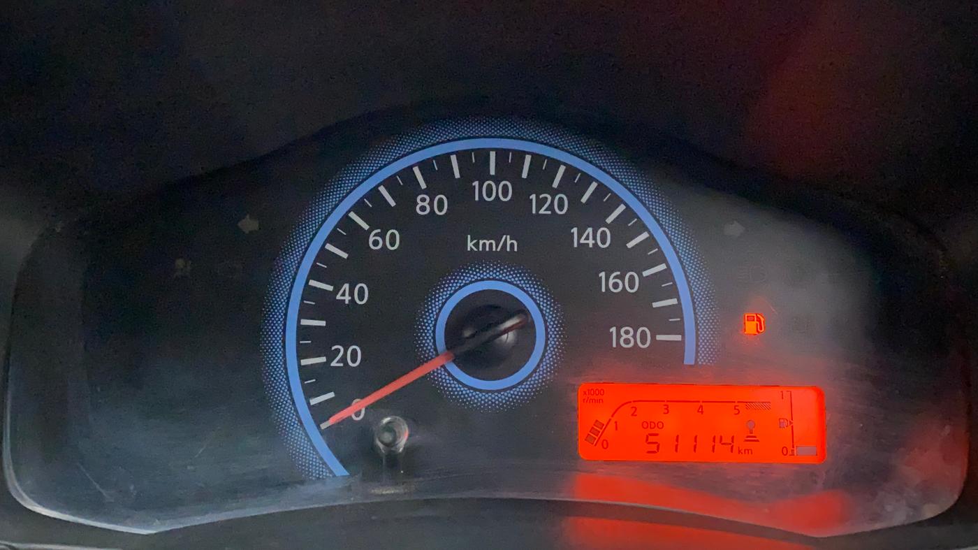 2018 Datsun Redi Go T (O), Petrol, Manual, 51,222 km, Odometer Image