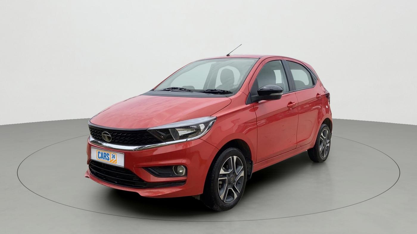 2021 Tata Tiago XZ PLUS PETROL, Petrol, Manual, 4,136 km, Left Front Diagonal