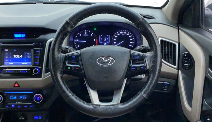 2016 Hyundai Creta SX 1.6 DIESEL, Diesel, Manual, 90,673 km, Steering Wheel Close Up