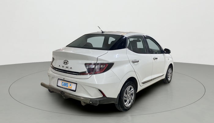 2021 Hyundai AURA S 1.2 CNG, CNG, Manual, 27,654 km, Right Back Diagonal