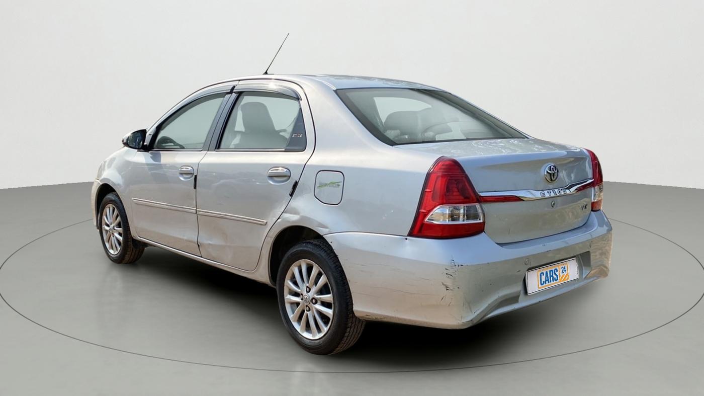 2017 Toyota Etios VX PLATINUM, Petrol, Manual, 45,760 km, Left Back Diagonal