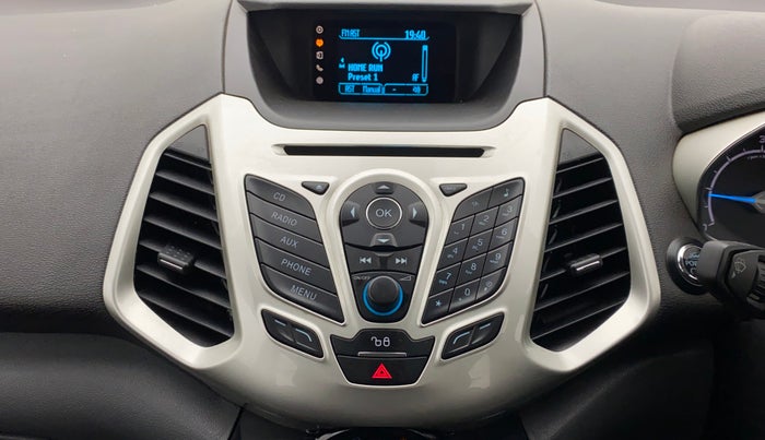 2016 Ford Ecosport TITANIUM+ 1.5L DIESEL, Diesel, Manual, 1,06,835 km, Infotainment System
