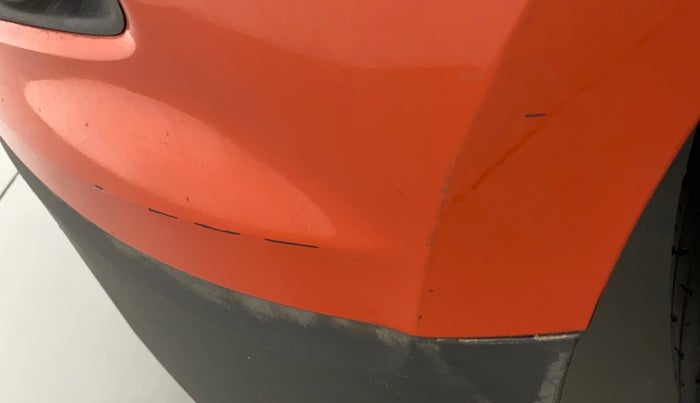 2016 Ford Ecosport TITANIUM+ 1.5L DIESEL, Diesel, Manual, 1,06,835 km, Front bumper - Minor scratches