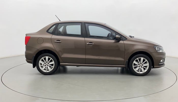 2017 Volkswagen Ameo HIGHLINE1.5L, Diesel, Manual, 1,10,257 km, Right Side View