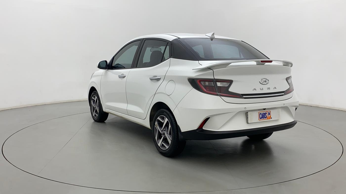 2022 Hyundai AURA SX 1.2 (O), Petrol, Manual, 7,030 km, Left Back Diagonal