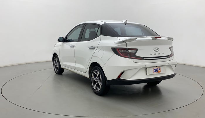 2022 Hyundai AURA SX 1.2 (O), Petrol, Manual, 7,030 km, Left Back Diagonal