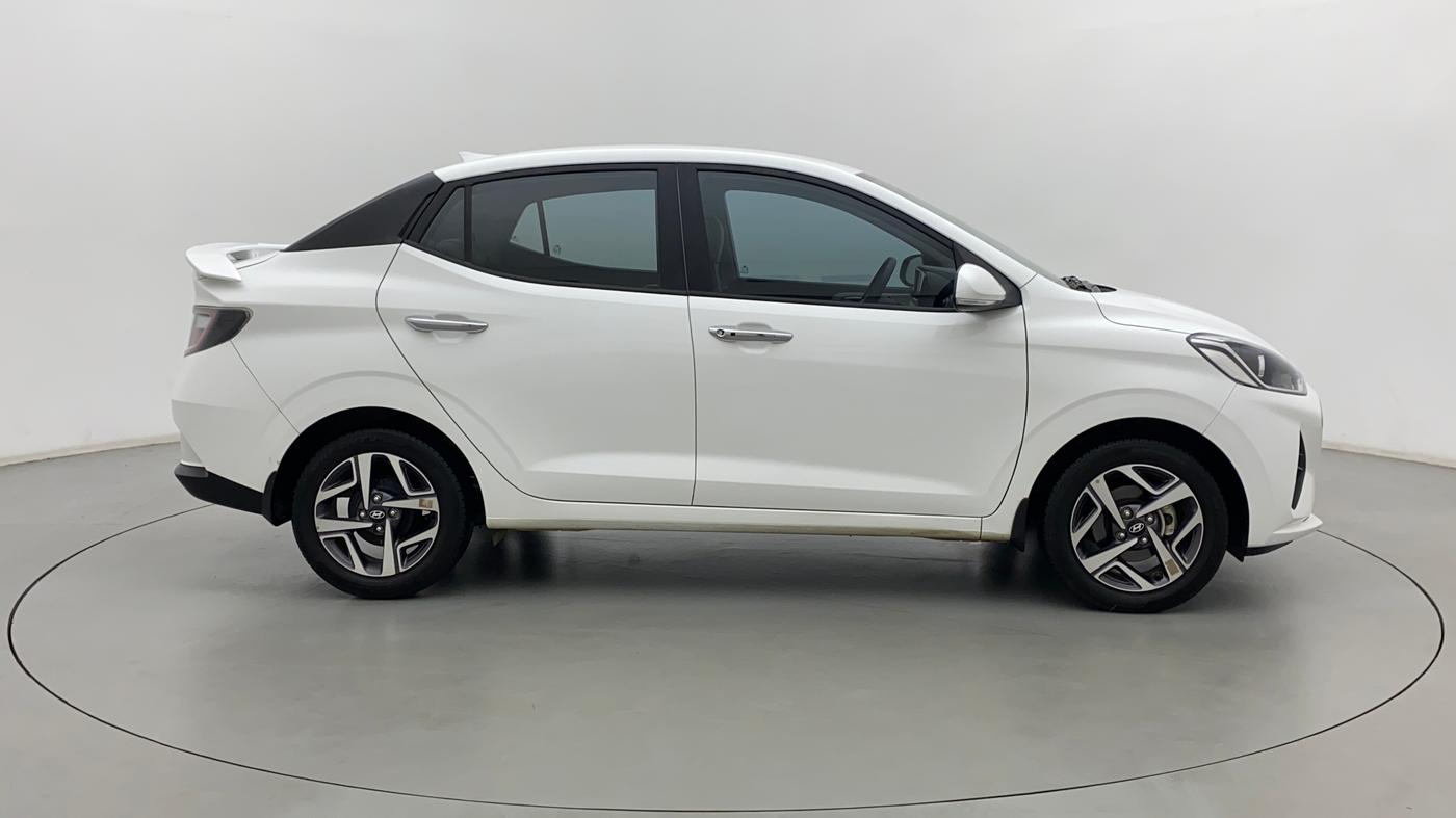 2022 Hyundai AURA SX 1.2 (O), Petrol, Manual, 7,030 km, Right Side View