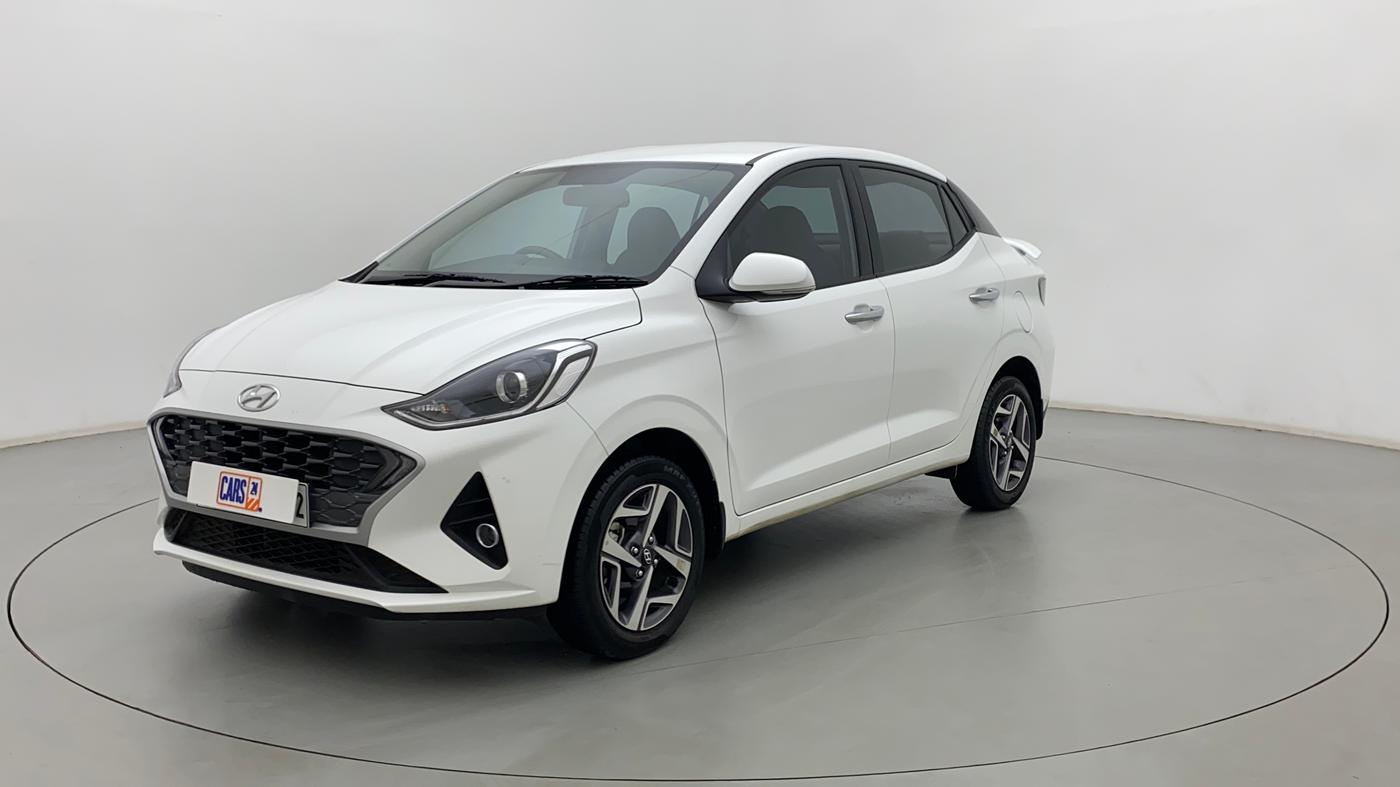2022 Hyundai AURA SX 1.2 (O), Petrol, Manual, 7,030 km, Left Front Diagonal
