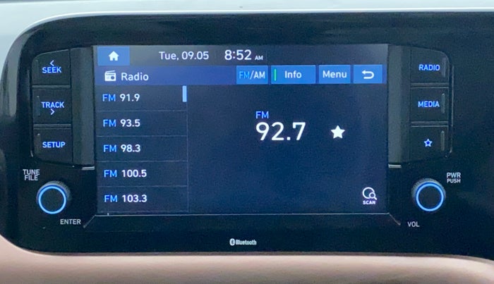2022 Hyundai AURA SX 1.2 (O), Petrol, Manual, 7,030 km, Infotainment System