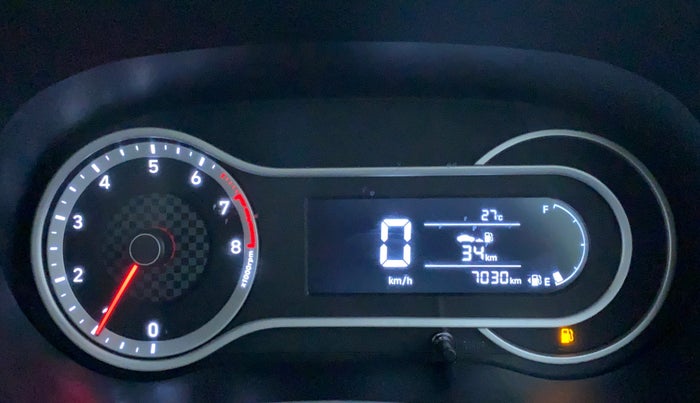 2022 Hyundai AURA SX 1.2 (O), Petrol, Manual, 7,030 km, Odometer Image