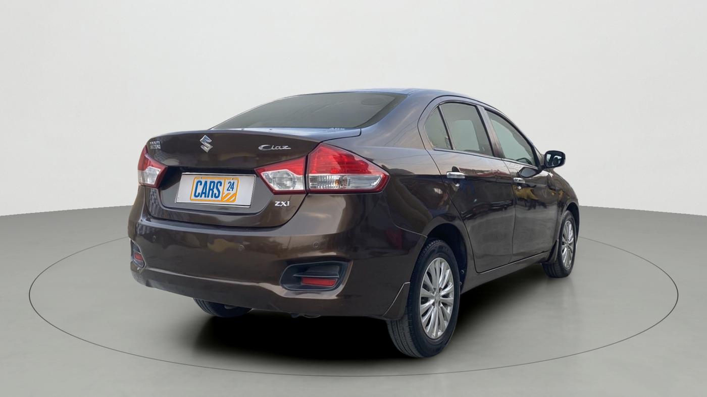 2015 Maruti Ciaz ZXI, Petrol, Manual, 60,412 km, Right Back Diagonal