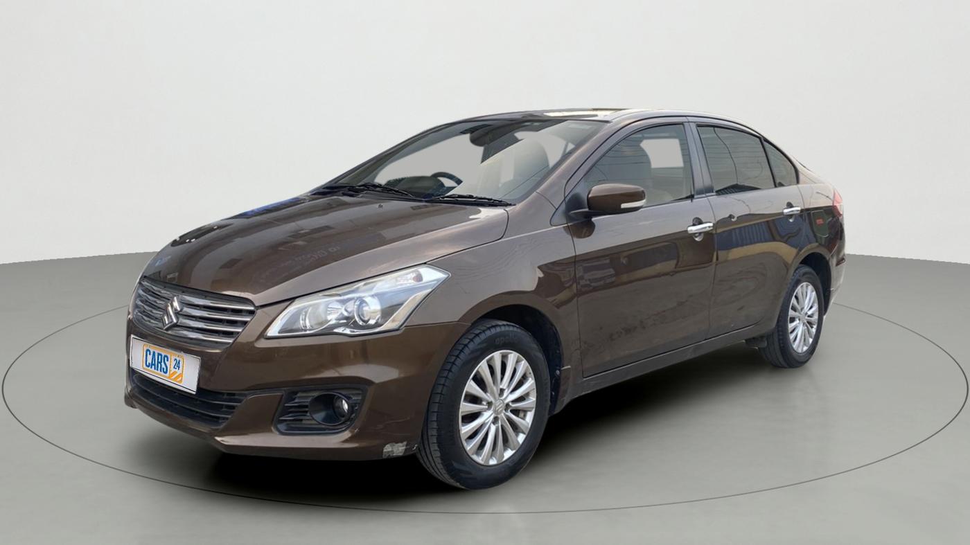 2015 Maruti Ciaz ZXI, Petrol, Manual, 60,412 km, Left Front Diagonal
