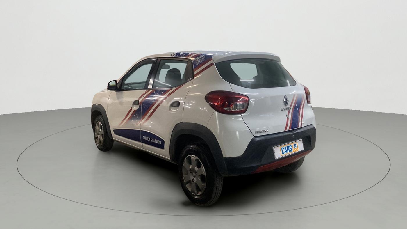 2018 Renault Kwid 1.0 MARVEL CAPTAIN AMERICA EDITION, Petrol, Manual, 52,063 km, Left Back Diagonal