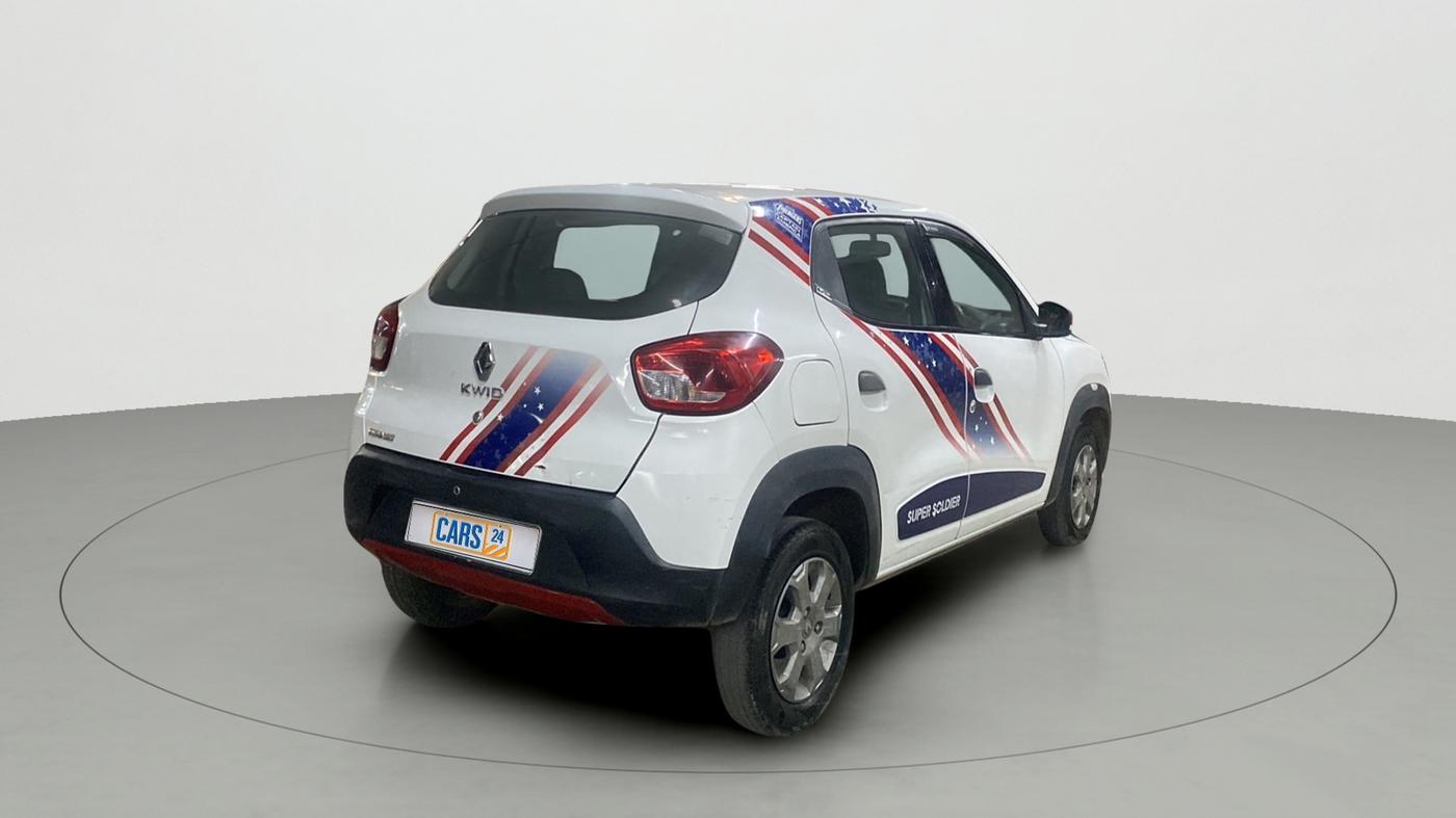 2018 Renault Kwid 1.0 MARVEL CAPTAIN AMERICA EDITION, Petrol, Manual, 52,063 km, Right Back Diagonal