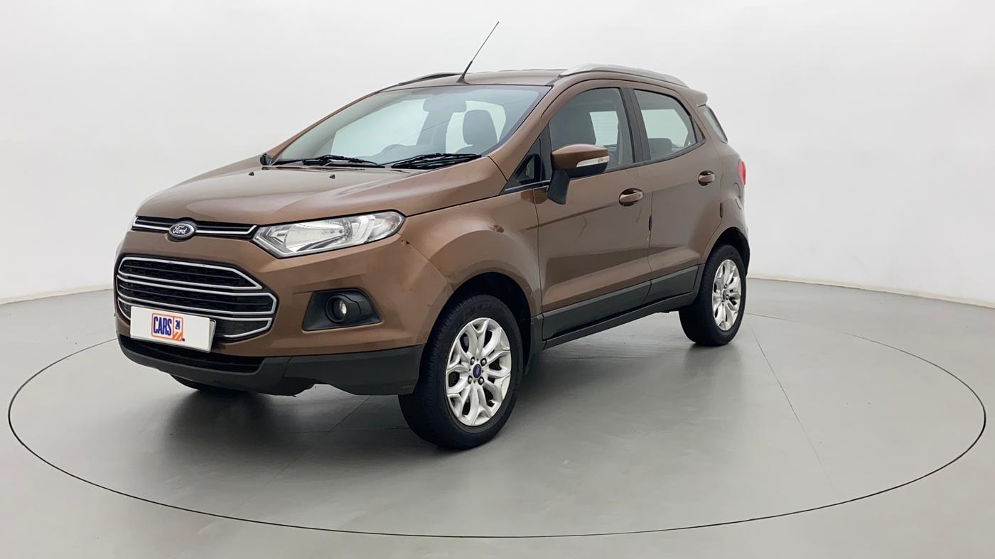 2017 Ford Ecosport TITANIUM 1.5L DIESEL, Diesel, Manual, 1,02,616 km, Left Front Diagonal