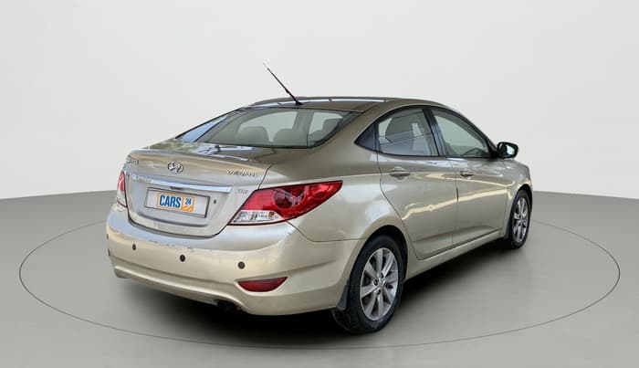 2013 Hyundai Verna FLUIDIC 1.6 CRDI SX, Diesel, Manual, 53,850 km, Right Back Diagonal