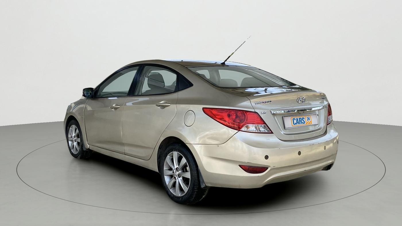 2013 Hyundai Verna FLUIDIC 1.6 CRDI SX, Diesel, Manual, 53,850 km, Left Back Diagonal