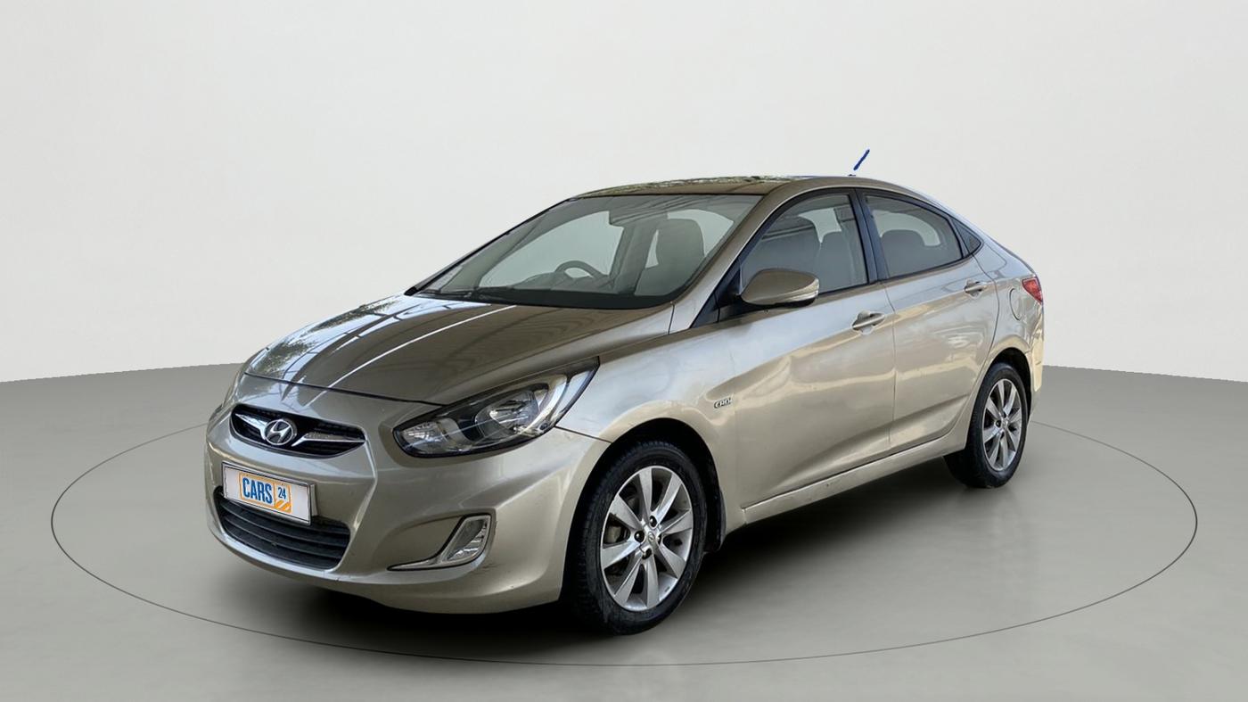 2013 Hyundai Verna FLUIDIC 1.6 CRDI SX, Diesel, Manual, 53,850 km, Left Front Diagonal