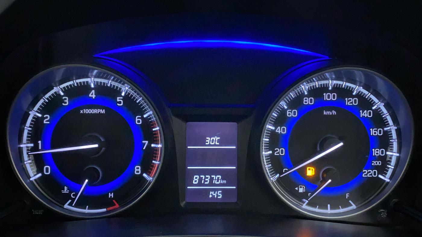 2016 Maruti Baleno DELTA PETROL 1.2, Petrol, Manual, 87,367 km, Odometer Image