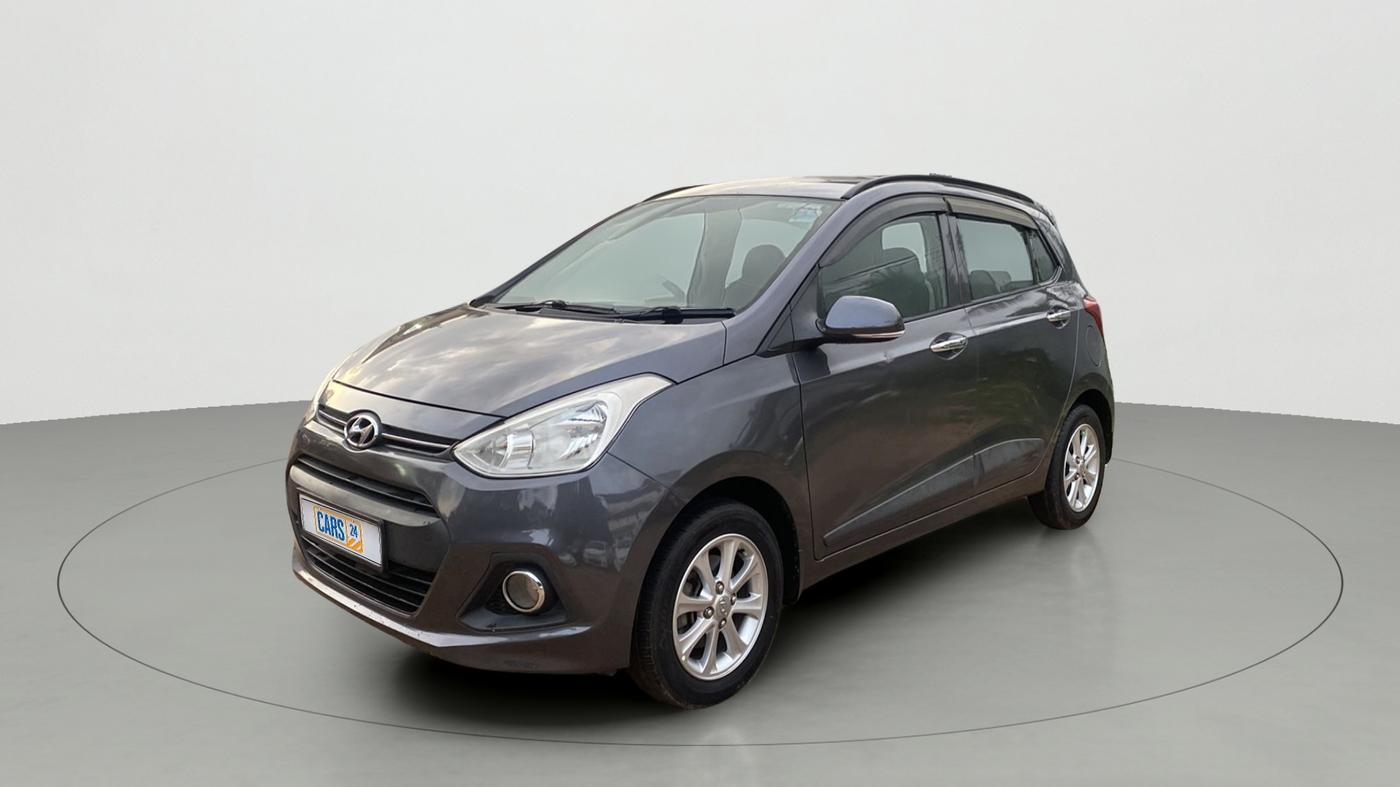 2015 Hyundai Grand i10 ASTA (O) 1.2 KAPPA VTVT, Petrol, Manual, 62,252 km, Left Front Diagonal