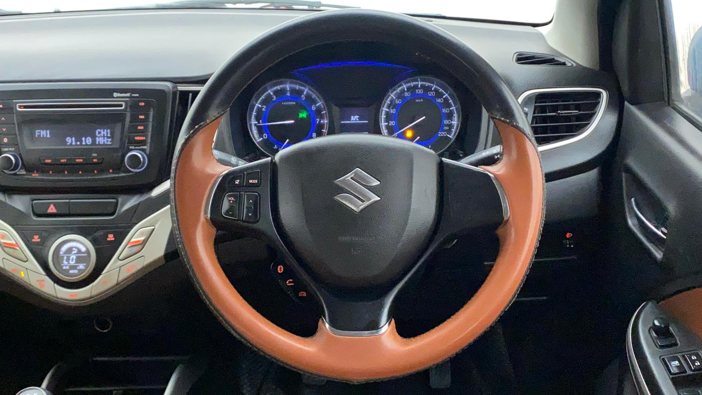 2017 Maruti Baleno DELTA PETROL 1.2, Petrol, Manual, 46,754 km, Steering Wheel Close Up