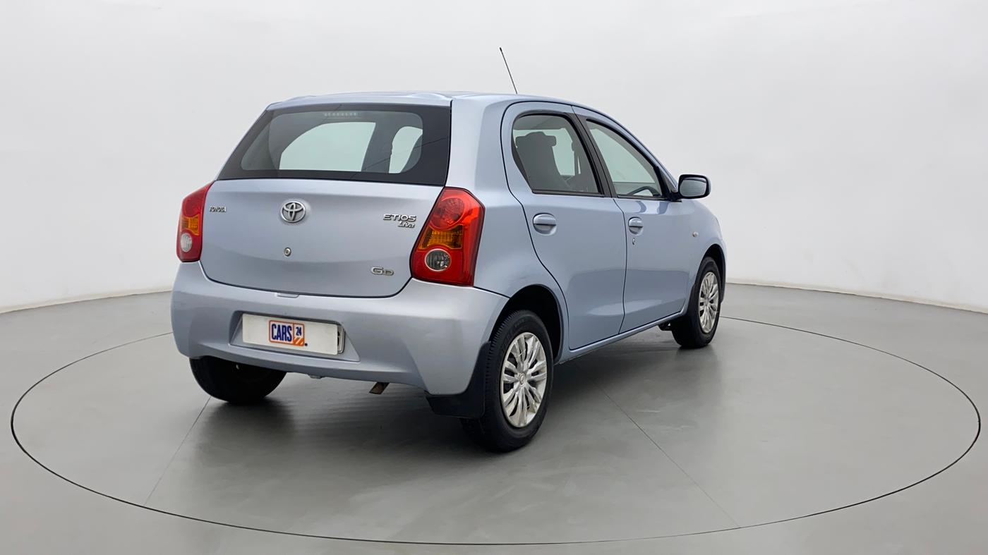 2013 Toyota Etios Liva GD, Diesel, Manual, 60,588 km, Right Back Diagonal