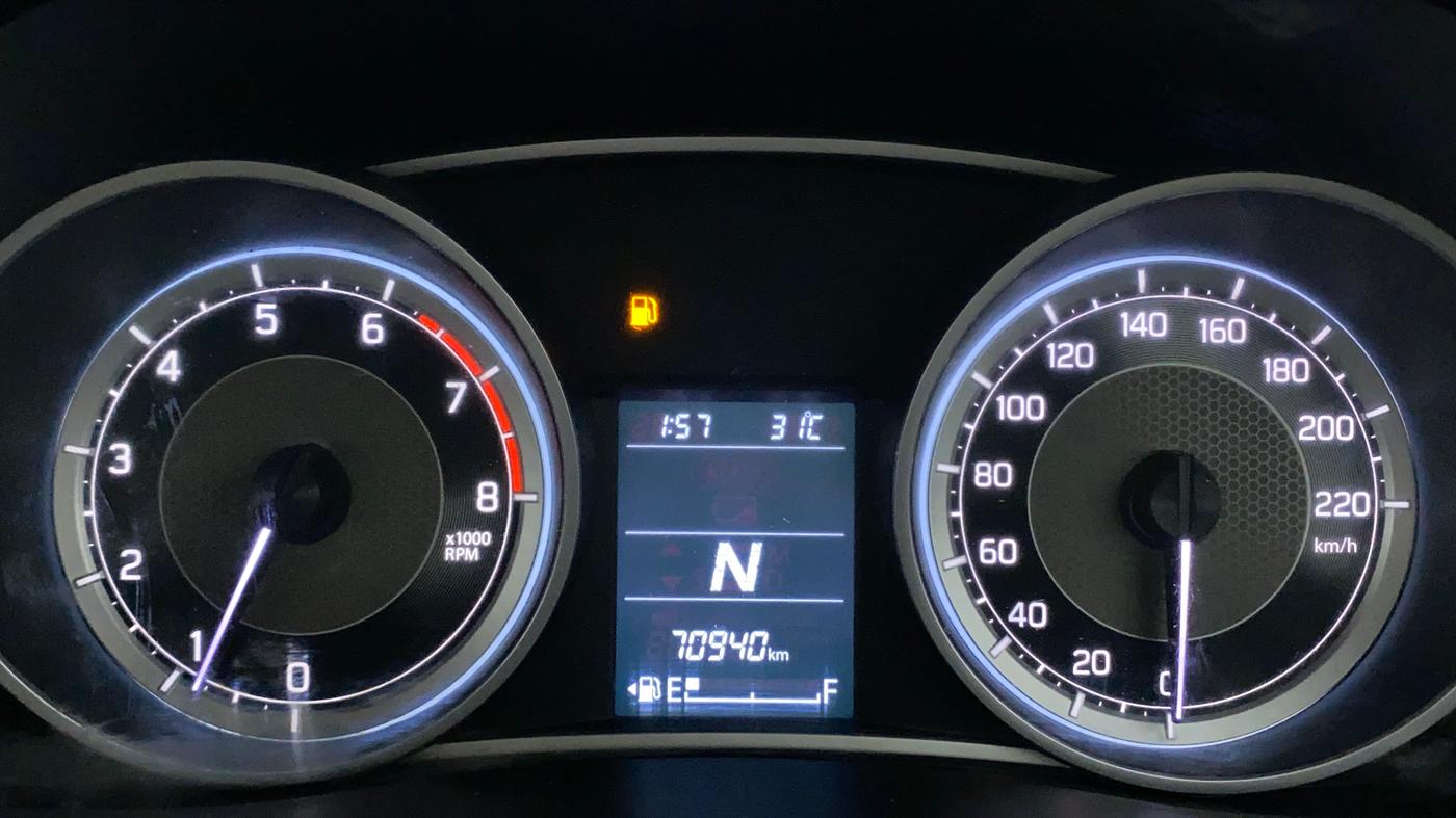 2018 Maruti Dzire VXI, Petrol, Manual, 71,165 km, Odometer Image
