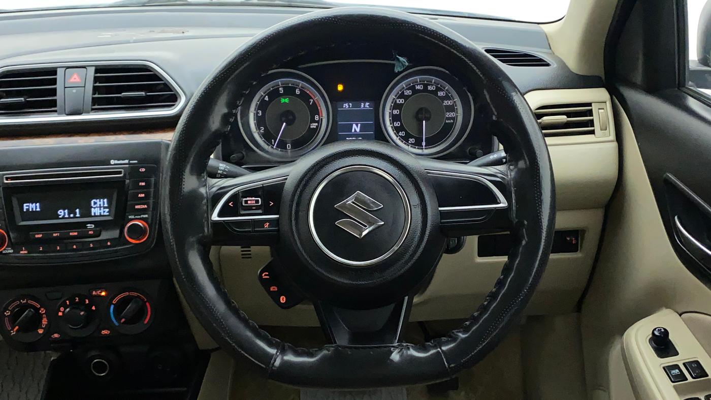 2018 Maruti Dzire VXI, Petrol, Manual, 71,165 km, Steering Wheel Close Up
