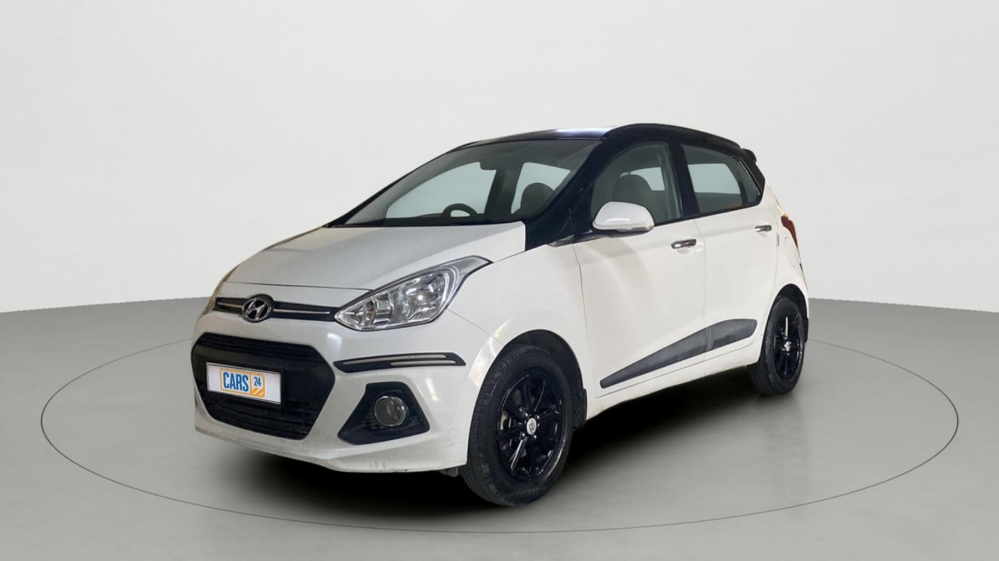 2015 Hyundai Grand i10 ASTA 1.2 KAPPA VTVT, Petrol, Manual, 75,415 km, Left Front Diagonal