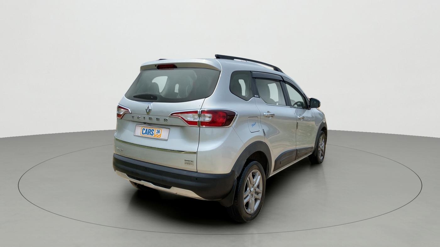 2020 Renault TRIBER RXZ AMT, Petrol, Automatic, 21,801 km, Right Back Diagonal