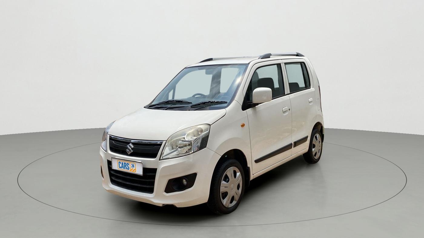 2018 Maruti Wagon R 1.0 VXI, Petrol, Manual, 30,817 km, Left Front Diagonal