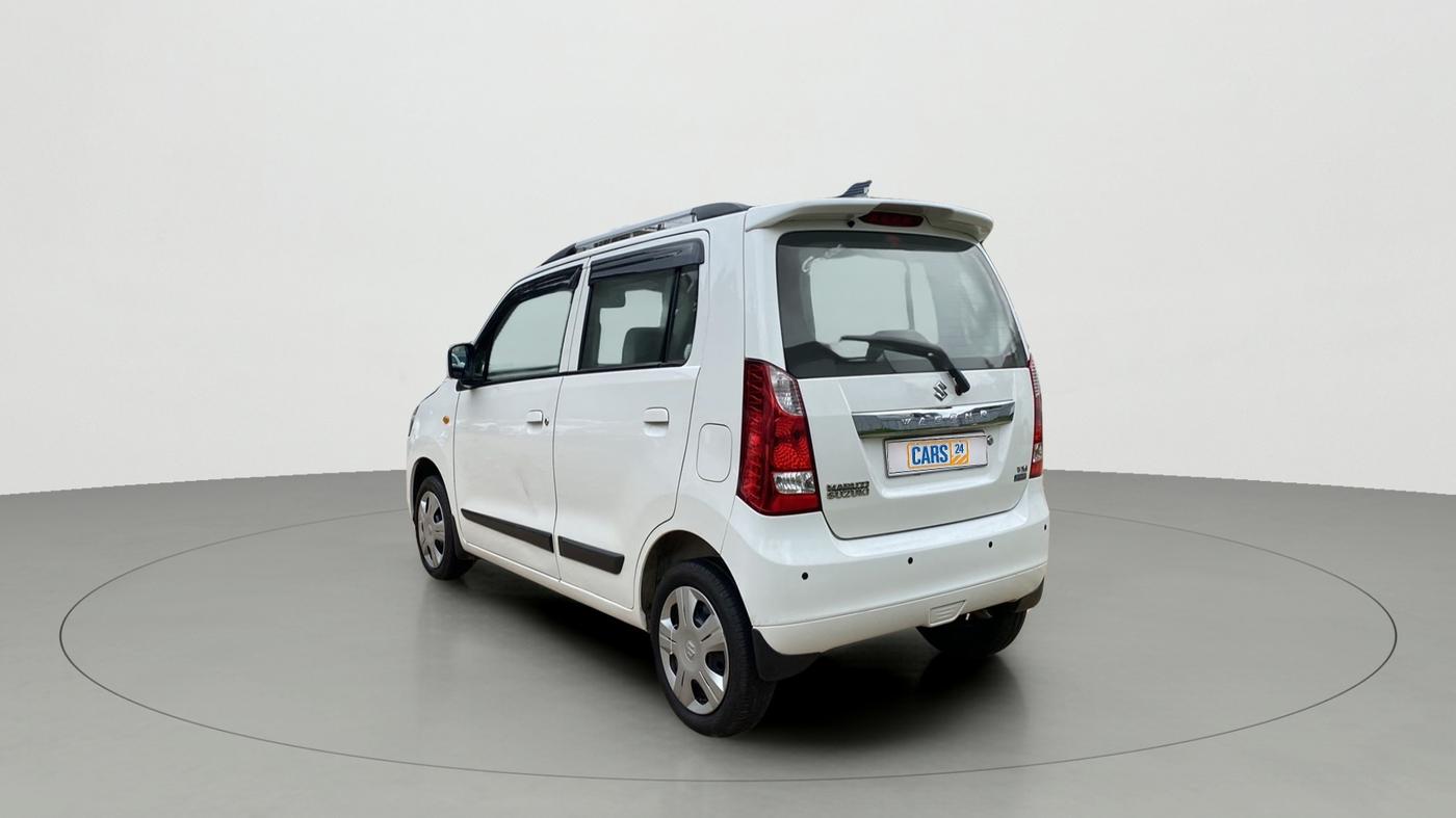 2018 Maruti Wagon R 1.0 VXI AMT, Petrol, Automatic, 37,937 km, Left Back Diagonal