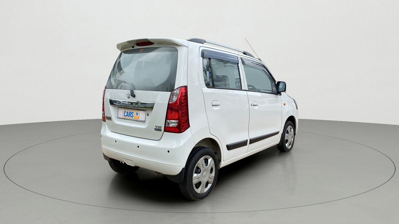 2018 Maruti Wagon R 1.0 VXI AMT, Petrol, Automatic, 37,937 km, Right Back Diagonal
